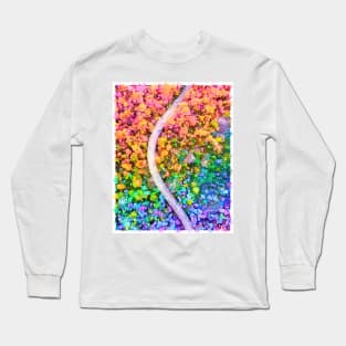 Fantacy Road Watercolor Long Sleeve T-Shirt